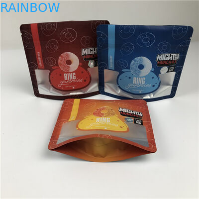 Layanan Profesional Kantong Cetak Digital dengan Glossy/Matte Printing Finishing Kantong Mylar yang Bisa Dimakan