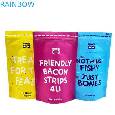 Tas Makanan Hewan Peliharaan untuk Hewan Peliharaan Kunyah Makanan yang Bisa Dimakan tahan goresan Kantong kemasan makanan