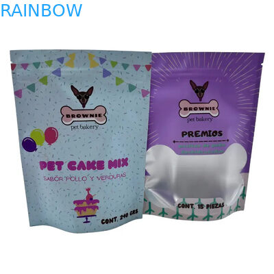 Kantong Makanan untuk Makanan Hewan dengan Zipper Stand Up Zipper Food Packing Bags