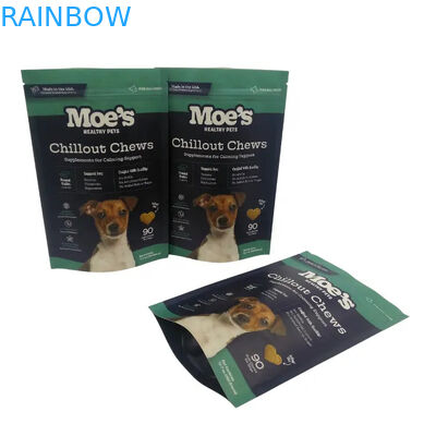 Kantong Makanan Hewan dengan Tear Notch untuk Dog Treats Packing Bags