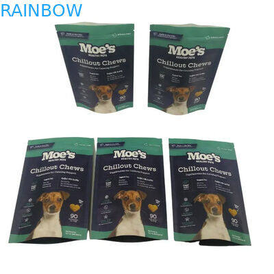 Kantong Makanan Hewan dengan Tear Notch untuk Dog Treats Packing Bags