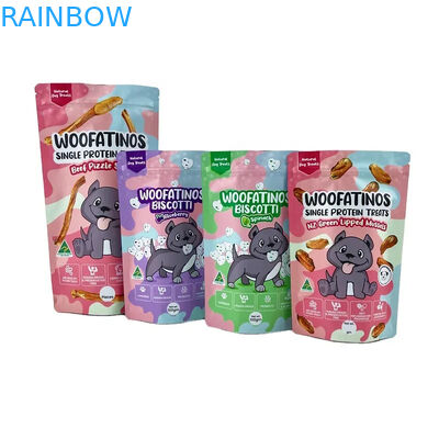 Kantong Makanan Hewan dengan Tear Notch untuk Dog Treats Packing Bags