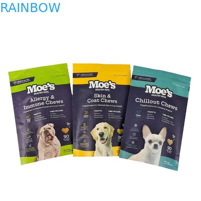 Custom Logo Printed Biodegradable 100% Paket Sachet Digunakan Lagi Kantong Plastik Berdiri Doypack Dengan Ziplock