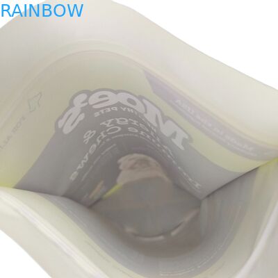 Grosir Biodegradable kualitas tinggi kertas kraft dicetak Custom Daur Ulang Doypack makanan kelas Ziplock kantong plastik