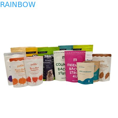 Biodegradable Doypack Recyclable Custom Stand Up Bag With Zip Lock Kantong Kertas Kraft Kantong Kemasan Makanan