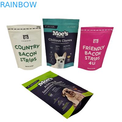 Custom Printed Eco-Friendly High Quality Bags 100% Biodegradable Kraft Paper Stand Up Bags Doypack dengan Ziplock