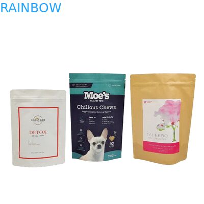 Custom Ziplock Matte Biodegradable Bags Aluminium Foil Resalable Food Grade Coffee Bean Tea Nut Snack Doypack