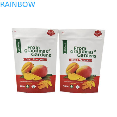 Logo yang disesuaikan Stand Up Brown Kraft Paper Bags Biodegradable Food Grade Smell Proof Bags dengan Logo