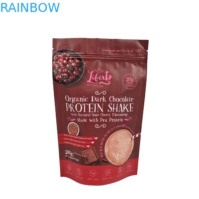 Kualitas tinggi Heat Seal Snack Bag Custom Aluminium Foil Zipper Stand Up Plastik Packaging Ziplock Bag