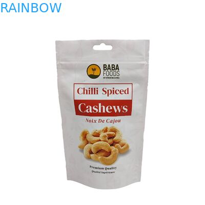 Digital Printing Custom Printed Doypack Makanan Kantong Cokelat Kemasan Ziplock Stand Up Bag