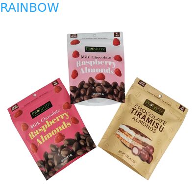 Kacang Kacang Makanan Kelas Zipper Kantong Berdiri Aluminium Foil Plastik Kantong Zipper Mylar Bag