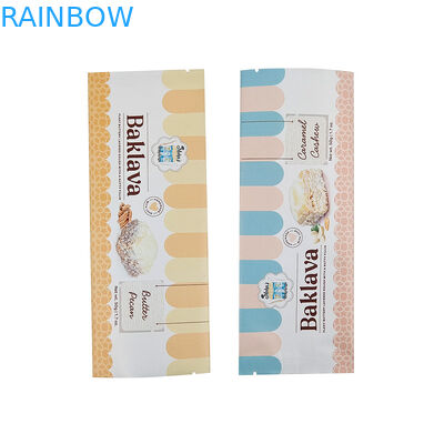 Grosir Food Grade Custom Printed Flat Bag Bag Packaging Low MOQ Biodegradable Bag sachet