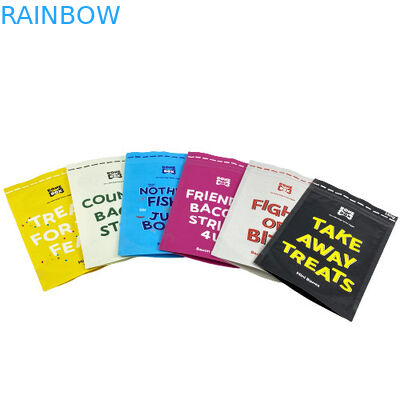 Kantong Kertas Kraft Berkualitas Makanan Kemasan Stand Up Ziplock Biodegradable