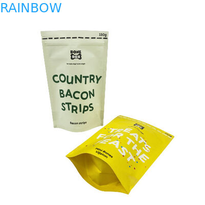 Biodegradable Coffee Bean Packaging Bag Kraft Paper Daur Ulang Stand Up Bag Coffee Bag