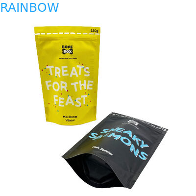 Biodegradable Coffee Bean Packaging Bag Kraft Paper Daur Ulang Stand Up Bag Coffee Bag