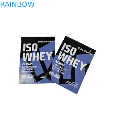 Kemasan kantong foil tiga sisi segel Simpan 10g Sampel Suplemen