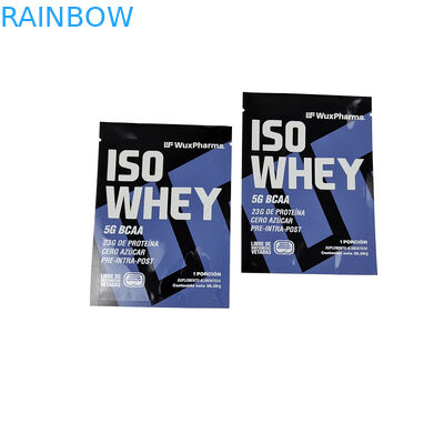 Kemasan kantong foil tiga sisi segel Simpan 10g Sampel Suplemen