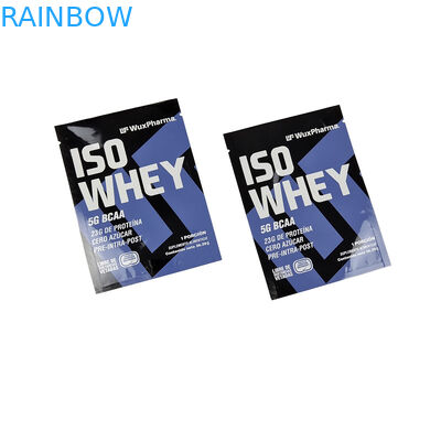 Kemasan kantong foil tiga sisi segel Simpan 10g Sampel Suplemen