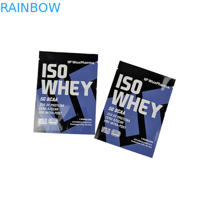 Kemasan kantong foil tiga sisi segel Simpan 10g Sampel Suplemen