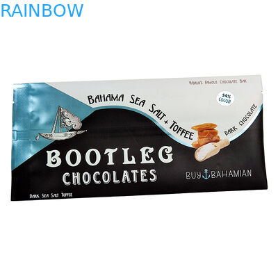 Tas Foil Segel Sisi Belakang Penyegelan Panas Cetak Kustom Tas Bantal Holografik Mudah Robek Segel Lap Tengah Belakang