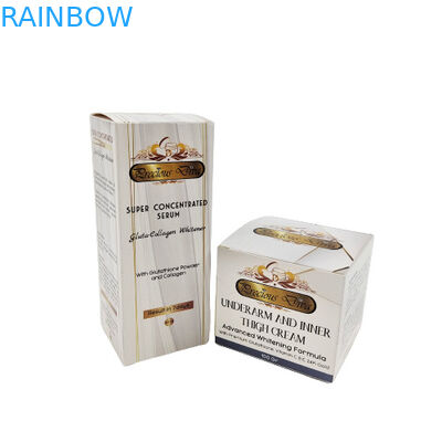 Customized Paper Cardboard Face Cream Packaging Box Box Gift Box Perawatan Kulit Kosmetik Kertas Box Dengan Logo Anda Sendiri