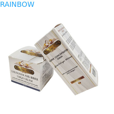 Customized Paper Cardboard Face Cream Packaging Box Box Gift Box Perawatan Kulit Kosmetik Kertas Box Dengan Logo Anda Sendiri
