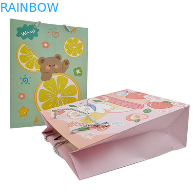 Grosir Custom Printed Logo Luxury Gift Paper Bag Retail Boutique Shopping Kantong kertas