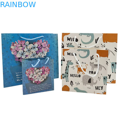 Perbaikan Kemasan Kantong Kertas Kraft Berkualitas Tinggi Kantong Belanja Biodegradable Kantong Kain