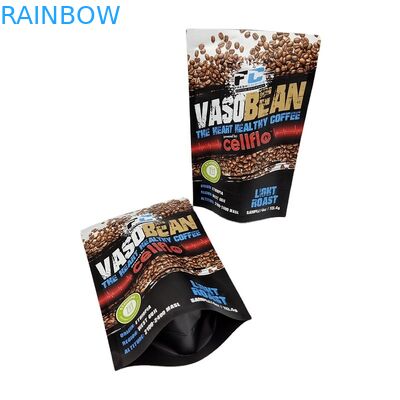 Percetakan khusus MOQ kecil Stand Up Kopi Sampel Paket Paket Foil Proof Bau