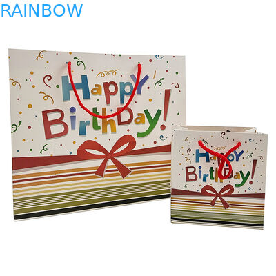 Merek Mewah Logo Custom Sepatu Boutique Kemasan Kado Kertas Tas Belanja Untuk Pakaian