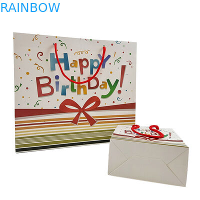 Merek Mewah Logo Custom Sepatu Boutique Kemasan Kado Kertas Tas Belanja Untuk Pakaian