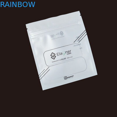 Tas Aligner Cetak Kustom Kemasan Gigi Bening Tas Penyegel Panas Kunci Zip Tas Mylar Bersih Pemutih Gigi Untuk Aligner