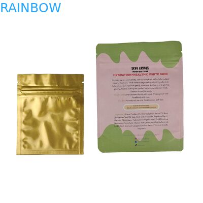 Glossy Finish jendela depan kantong Mylar Untuk Permen Bunga Ziplock Tas Proof Bau Stand Up Kantong