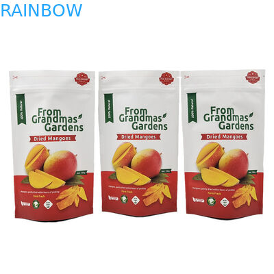 Tas Mylar Biodegradable Food Grade 3.5g Tas Kertas Kraft Proof Bau untuk Buah Kering