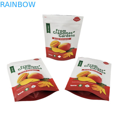 Tas Mylar Biodegradable Food Grade 3.5g Tas Kertas Kraft Proof Bau untuk Buah Kering
