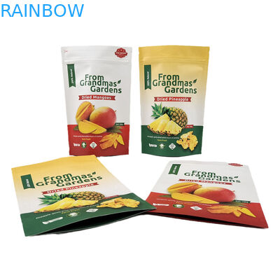 Custom Logo Kraft Paper Stand Up Bag Food Grade Biodegradable Bau Proof Bags dengan Logo