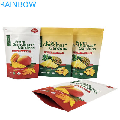 Custom Logo Kraft Paper Stand Up Bag Food Grade Biodegradable Bau Proof Bags dengan Logo