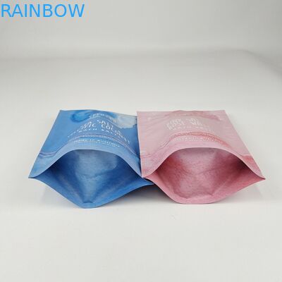 Low MOQ 200pcs Populer Disesuaikan Aluminium Foil Resalable Berdiri Zip Kantong Untuk Whey Protein Powder Packaging Bags