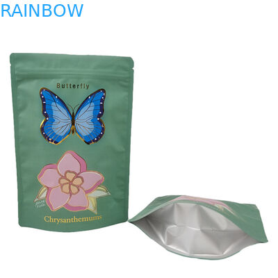 Tas Mylar Disesuaikan dengan Zipper Digital Printing Gummy Candy Packaging