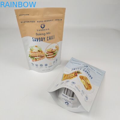 Custom Laminated Aluminium Foil Zip Lock Bag Stand Up Pouch Matt Red Packaging Pouch With Smell Proof Zipper Untuk Kopi