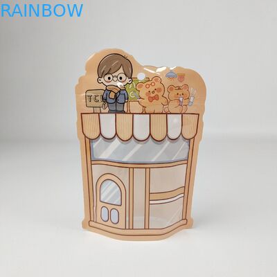 Grosir Pangan Berkualitas Pemasangan Permen Kertas Aluminium Stand Up Plastik Zipper Powder Pemasangan Makanan Pemasangan Rempah-rempah Custom Printed