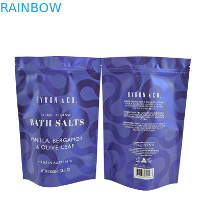 Mylar Bags Untuk Makanan Kraft Paper Ziplock Stand Up Bag