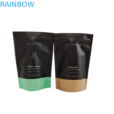 Percetakan Logo Khusus Ziplock Bag Body Scrub Sabun Bath Bomb Packaging Aluminium Foil Bag Plastik Zipper Bath Salt Bags