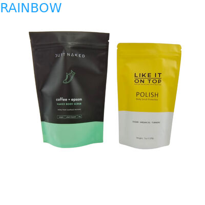 Matte Oem Custom Printed Bath Salts Packaging Zip Lock Bath Salt Body Scrub Standing Bag Packaging Bags Stand Up Bags