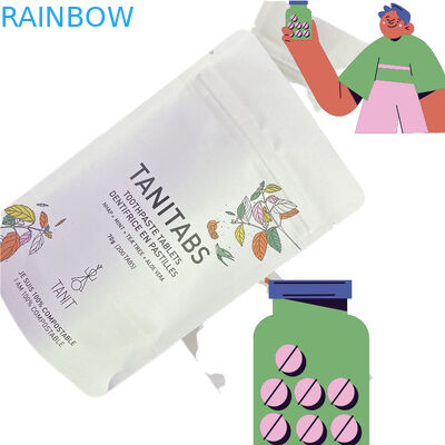 Custom Waterproof Biodegradable Pla Kraft Paper Ziplock Bag Zipper Bag Stand Up Bag