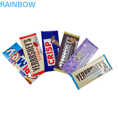 Kantong Plastik Cetak Custom Protein Bar Wrapper Packaging Stick Pouch Powder Chocolate Tea Coffee Back Seal Sachet
