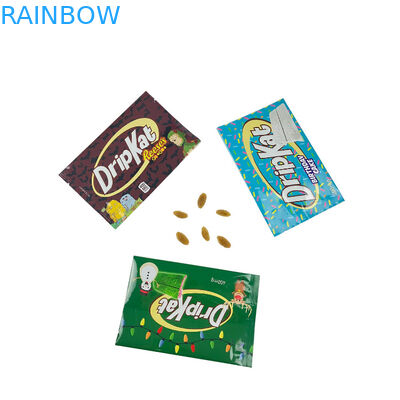 Food Back Side Seal Bag Snack Candy Packaging Chocolate Candy Bar Wrapper Customized Middle Side Seal Kantong Permen