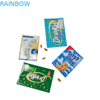 Food Back Side Seal Bag Snack Candy Packaging Chocolate Candy Bar Wrapper Customized Middle Side Seal Kantong Permen