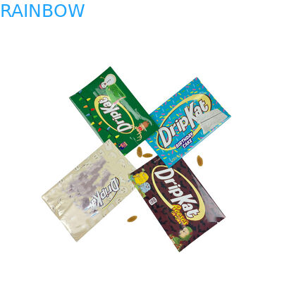 Custom Printing Aluminium Foil Protein Bars Packaging Sachet Food Grade Nuts Chocolate Bar Packing Kantong Plastik Kecil