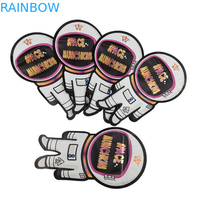 Custom Ziplock Special Shape Plastic Childproof Smell Proof Candy Bags Paket Mylar 3,5g 7g Custom Shape Bag Mylar